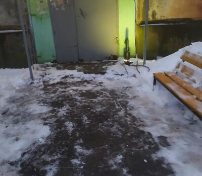 Очистка входных групп на МКД